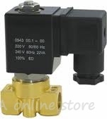 Magnet valve, bronze, normally closed, direct control