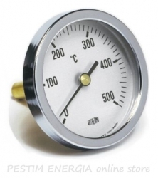 Bimetallic thermometer Fig. 569 C (65 mm, 0/500 °С), shank length 100 mm