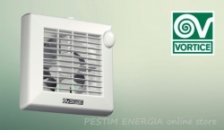 Вентилатор за баня Vortice Punto A PIR LL с инфрачервен датчик за движение